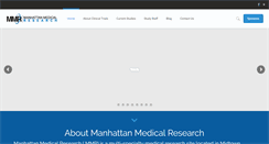 Desktop Screenshot of manhattanmedicalresearch.com